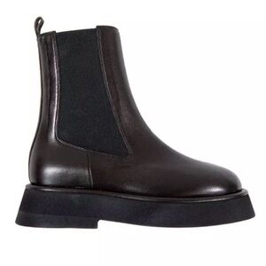 Wandler Rosa Brown Leather Chelsea Boots